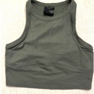 Lululemon-  Blissful Bend Tank Top-Army Green- Size 8
